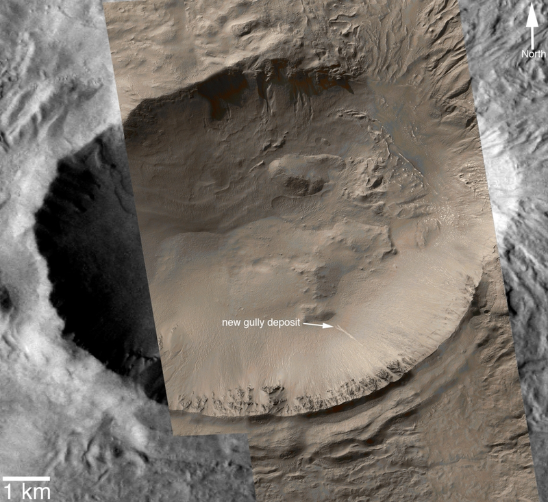 Illustration for article titled 10 Pictures Showing How We Finally Found Water on Mars